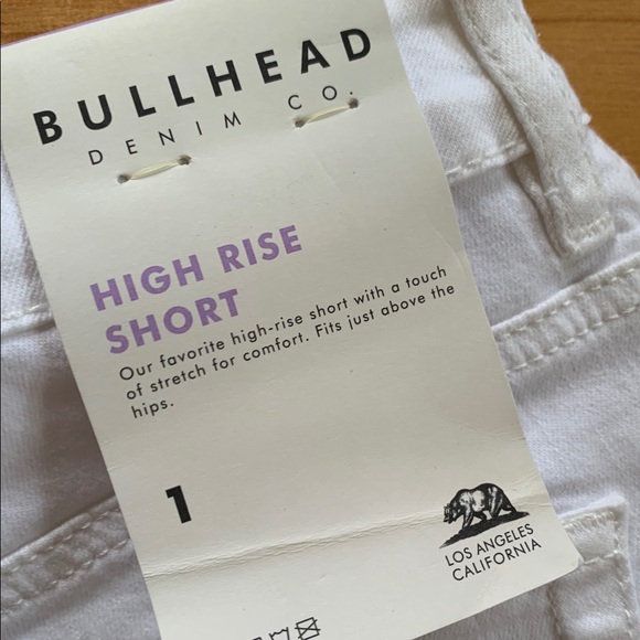 NWT White Jean Shorts from PacSun - Picture 3 of 5